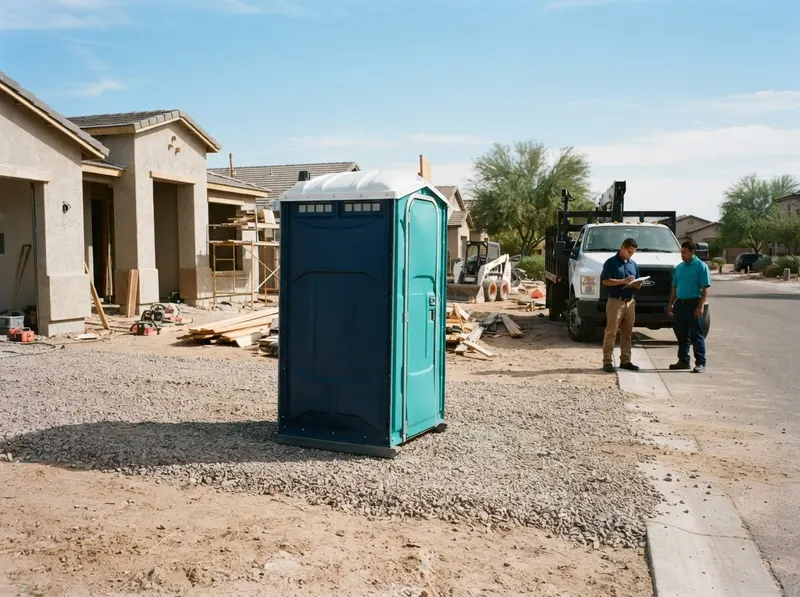 Construction Site Portable Toilet Rental in Litchfield Park, AZ