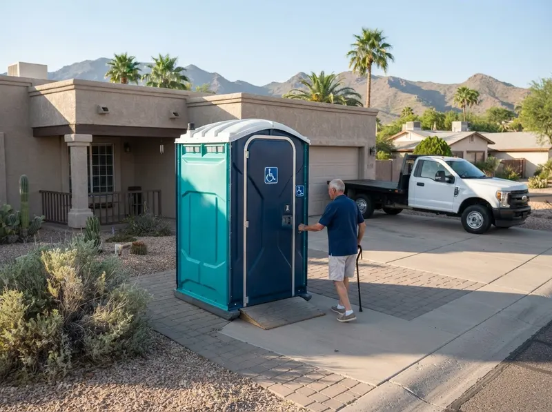 Handicap Accessible ADA Portable Toilet Rental in Litchfield Park, AZ